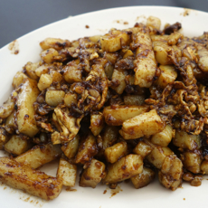 Fried carrot cake