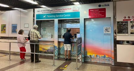 City Hall MRT Station Ticketing Service Centre