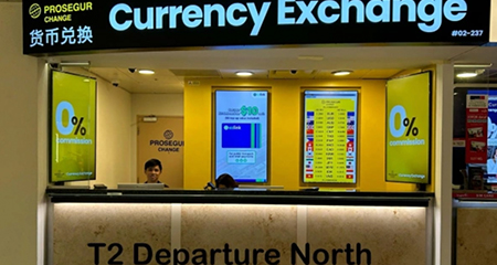 Prosegur Change Money Changer T2 – Transit North #02-237